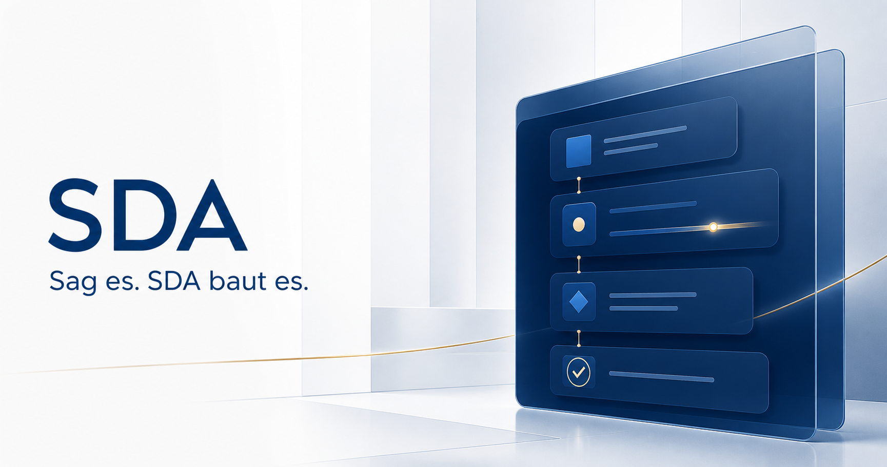 SDA – Sag es. SDA baut es.